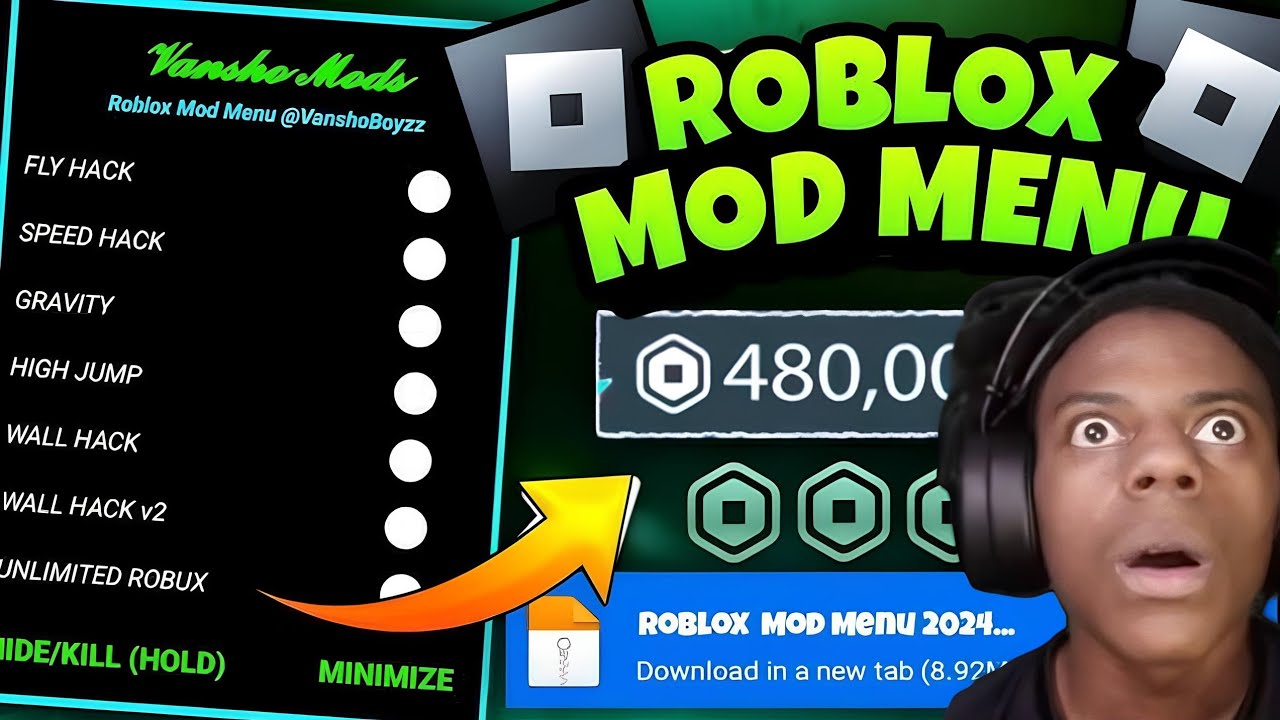 Roblox Mod Menu V.X Unlimited Robux|Free items & Roblox Mod Menu V.X Unlimited Robux|Free items &
