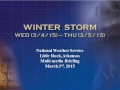 Winter Storm: March 4th-5th, 2015