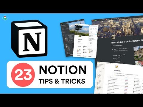 23 Notion Tips, Hacks & Tricks