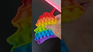 Fidget Toys Pop It Unicórnio Unicorn Rainbow