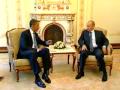 V.Putin.Met with Barack Obama,US President.07.07.09