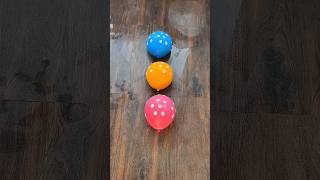 Yellow Pink Blue Water Balloon Orbeez Popping