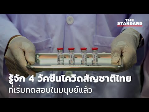 รู้จัก 4 วัคซีนโควิดสัญชาติไทยที่เริ่มทดสอบในมนุษย์แล้ว