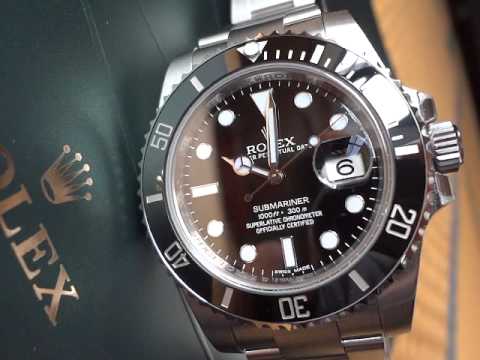 ROLEX Submariner Date 116610LN UNBOXING