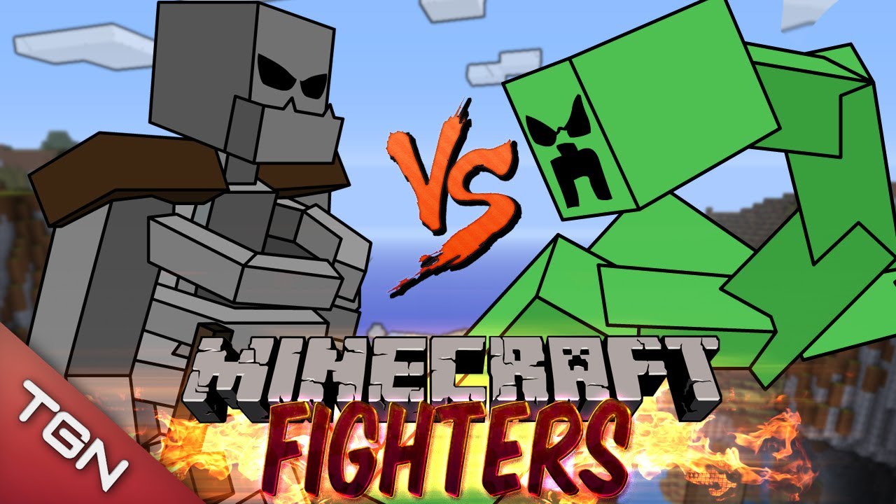 MUTANT SKELETON VS MUTANT CREEPER: MINECRAFT FIGHTERS - Arena Battle
