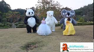 adults inflatable Giant Koala bear mascot costume funny mascot costumes for sale
