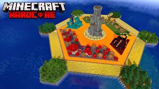 Я Построил Лучшую Базу На Острове В Майнкрафт Хардкоре !