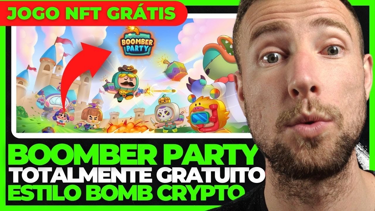 Boomber Party: Jogo NFT com ZERO INVESTIMENTO INICIAL Para JOGAR estilo BOMB CRYPTO!