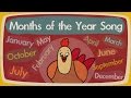 Youtube Thumbnail Months of the Year Song | Song for Kids | The Singing Walrus