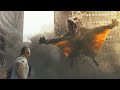 Giant Flying Wolf - George vs Ralph vs Lizzie - Final Battle Scene - Rampage (2018) Movie Clip HD