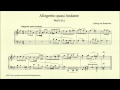 Beethoven, Allegretto quasi Andante, WoO 61a