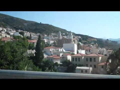 Morning ride through the village of Marathokabos