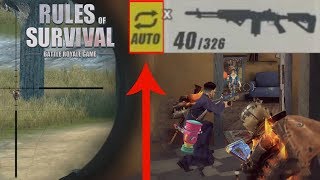 Glitched Auto M14Ebr Leads To Worst Trap Ever - Rules Of Survival Squads