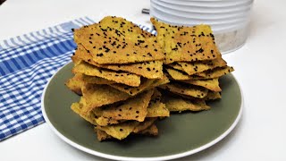 Qlütensi̇z Kreker. Asan, Qənaətcil Resept Vegan Və Sağlam, Arığlama How To Make Vegan Crackers