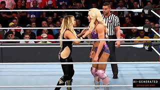 Charlotte Flair Kiss Trish Stratus The Shocking Fun Kiss Exposed Ai Generated