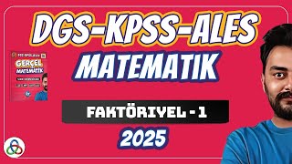 Faktöriyel | 1.  | DGS-KPSS-ALES Matematik | 2024 |