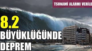 ABD'de 8.2 DEPREM oldu.Bölgede Tsunami uyarısı yapıldı..