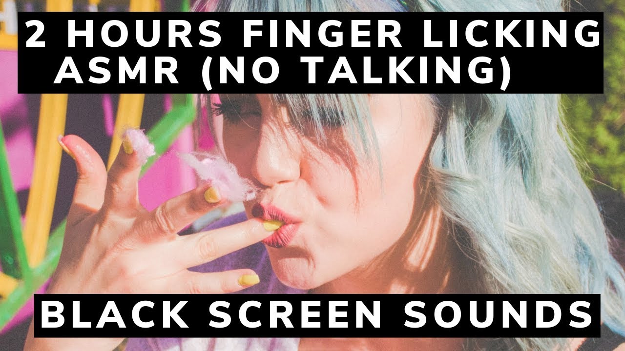 Asmr finger licking