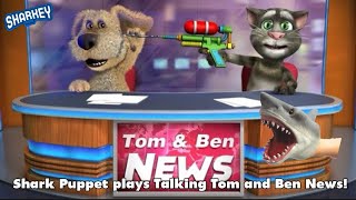 Shark Puppet Plays Talking Tom And Ben News