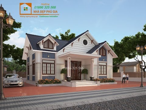 HỒ SƠ BẢN VẼ NHÀ CẤP 4 MÁI THÁI 3 PHÒNG NGỦ ĐỦ CÔNG NĂNG 12 M X 10 M Ở THÁI BÌNH | Mẫu 117