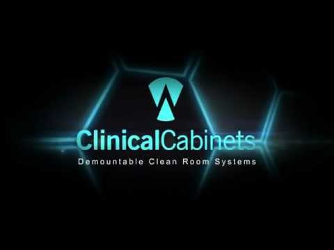 Clinical cabinets ireland animated logo cleanroom by all3d Clinical cabinets ireland animated logo cleanroom by all3d