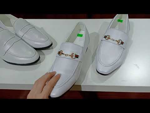 Giày nam công sở màu trắng, cao 7cm.