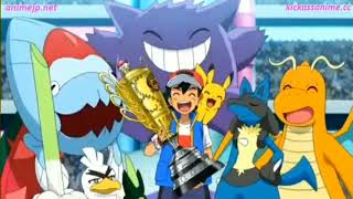 Ash Lift The Championship Trophy Pokemon Journey