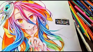Drawing - Schwi Dola (シュヴィ・ドーラ)No Game, No Life the Movie: Zero