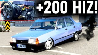 Yazilimli Tofaşla Yanladim Makas Show - Doğanla Dedeme Gi̇tti̇m 200 Km - Ets 2 Mod T300Rs Gt
