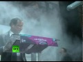 Flour bomb video: French pres hopeful gets a bagful