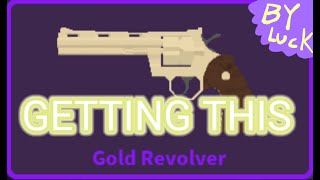 Getting the Gold Revolver with SHEER LUCK on Zombies Stories be like | Roblox