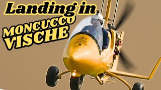 Gyrocopter - Autogiro - Ela07 - Landing And Takeoff From Vische Moncucco  Airfield Lago Di Candia.