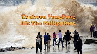 Travel Vlog Philippines - typhoon vongfong Hit The Philippines. Tropical storm Madness