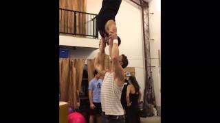 Hands Free Acro Shoulder Balance: Tari and Cheetah