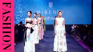 #Fashion #Runway #Chinafashionweek 秘本·一件面膜内衣 品牌发布秀 2023 江苏内衣展大秀