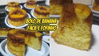 Bolo De Banana Fácil L Sabrina Santos Mãe De Três