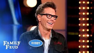 It's Team Decker Roddick vs. Team Bobby Bones! | Celebrity Family Feud