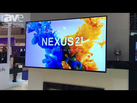ISE 2018: Nexus 21 Features Transcend Pro Surface Pull Down TV Mount with Four-Way Swivel