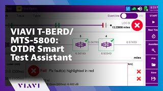 VIAVI T-BERD/MTS-5800: OTDR Smart Test Assistant