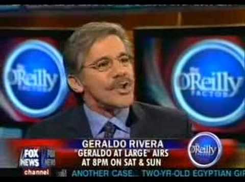 The Bill O'Reilly and Geraldo Rivera Bust Up
