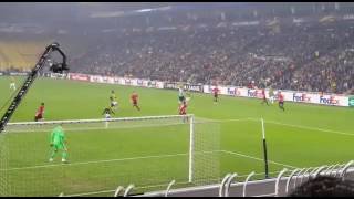 Fenerbahce 1-0 Man. United gol moussa sow (tribun cekimi) yilin golu