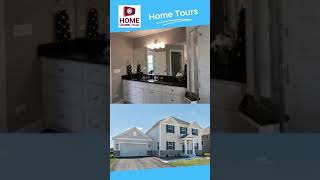Four-square Home Design with Lovely Master Suite (1-min. House Tour) - #shorts