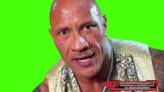 The Rock It Didn't Have To Be This Way Green Screen