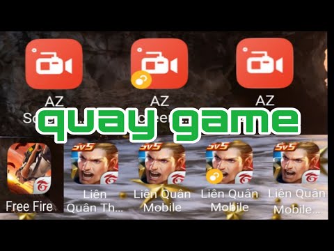 Hướng Dẫn Quay Video Màn Hình Game Free Fire và Liên Quân trên Điện thoại iphone và android mới 2020