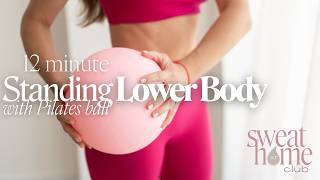 Intermediate Lower Body With Pilates Ball Barre-Inspired Sculpt Workout 12 Min