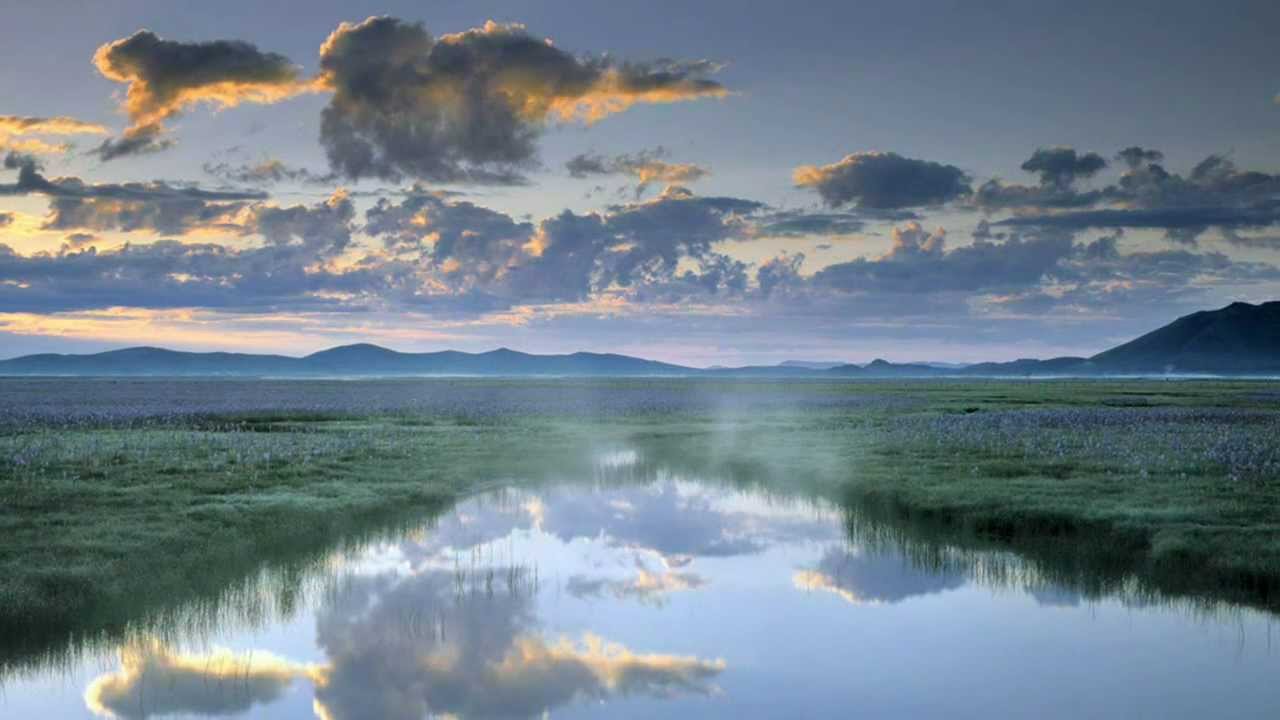 Пейзаж с облаками