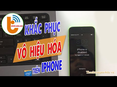 Cách Mở Khoá iPhone Bị Vô Hiệu Hóa Kết Nối iTunes