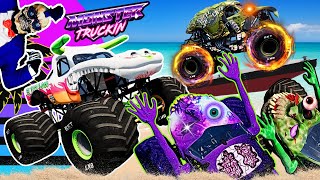 Monster Jam Insane Racing, Freestyle And High Speed Jumps Beamng Drive Grave Digger