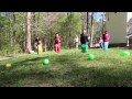 Skylanders Easter Sack Hop + Egg Relay Race w/ BIG Surprise from Springtime Hot Dog ;) - Part 3 of 3