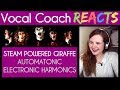 Vocal Coach reacts to Steam Powered Giraffe - Automatonic Electronic Harmonics